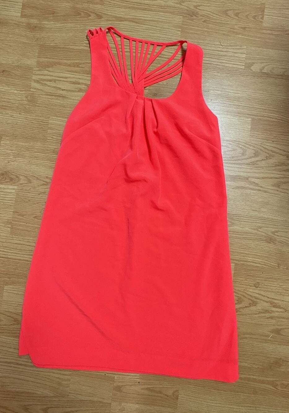 Jessica Simpson Sleeveless Multi-Strap Cross Back Mini Dress